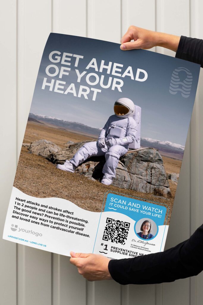 Download & display your ‘smart’ posters, in print or on screens